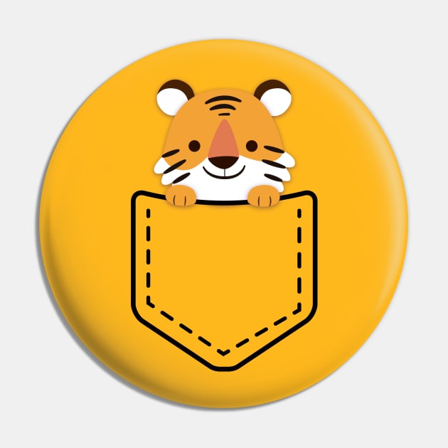 Pocket Tiger Pin by vladocar