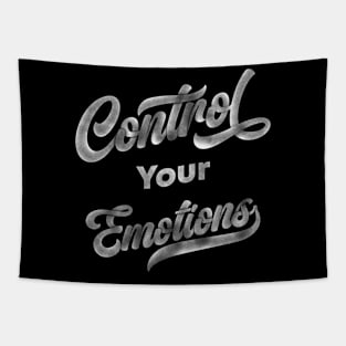 Control Your Emotions | Lettering Vibe Tapestry