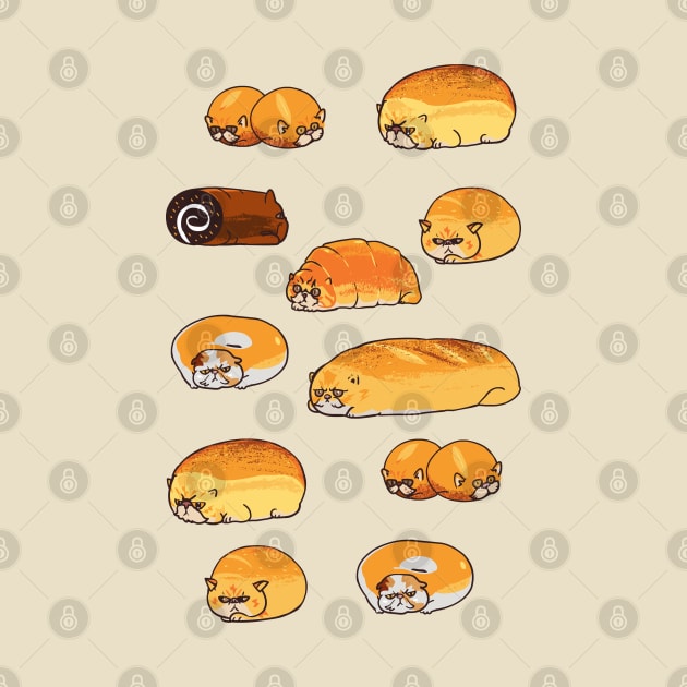 Bread Cats by huebucket