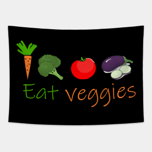 Eat veggies Tapestry