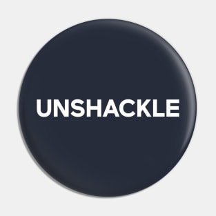 Unshackle - Unlock Your True Potential / Navy Pin