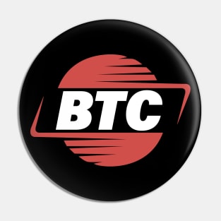 Bitcoin Red Style Pin