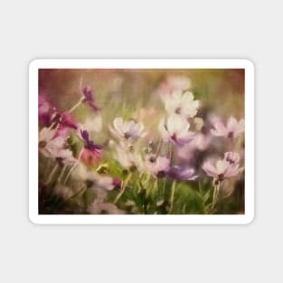 Flower Meadow Landscape Magnet