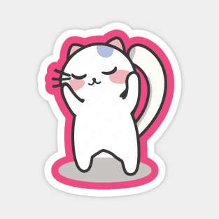 cute cat cartoon Magnet