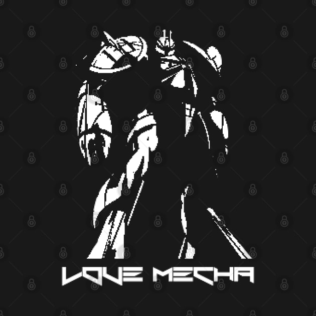 Love Mecha - pixel 8bit by RAdesigns