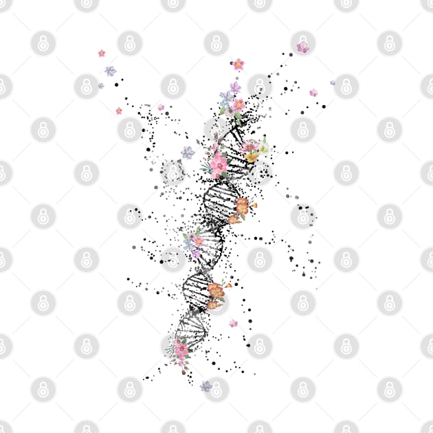 DNA molecule, DNA by RosaliArt