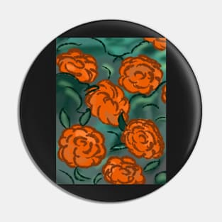 Marigolds on a bush Pin