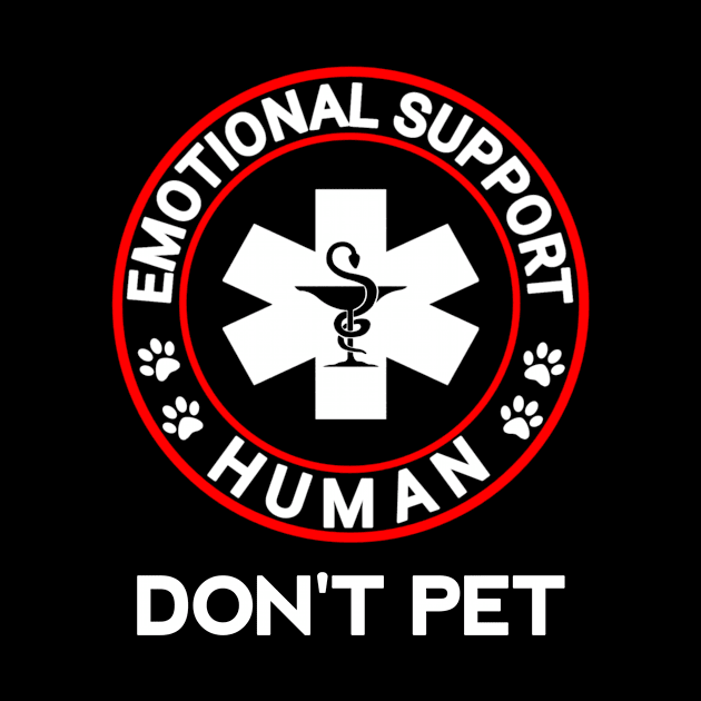 Emotional support human do not pet by siliana
