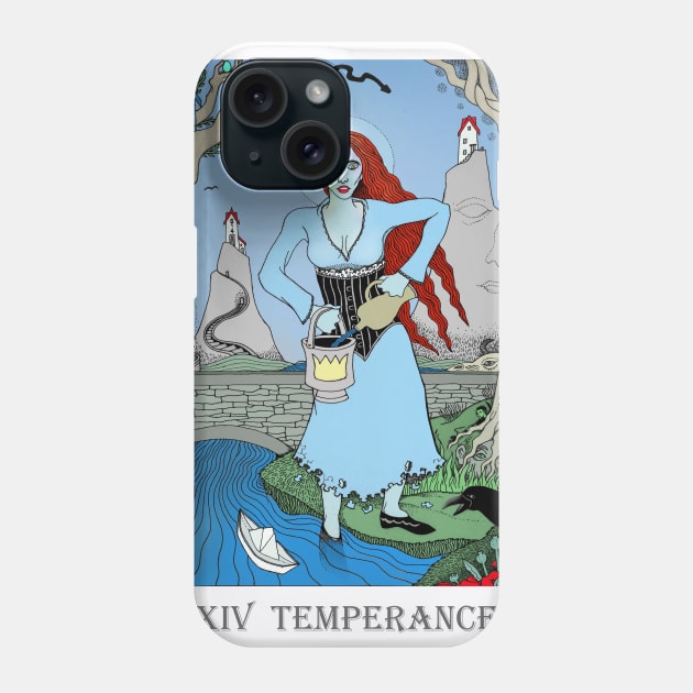 Tarot Temperance Phone Case by christoph