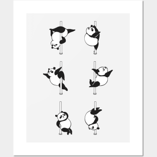 Panda Yoga Poster for Sale by Huebucket