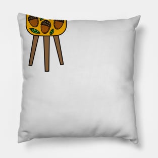 Cute Cactus Design #295: Pretty Cactus In Acorn Planter Pillow