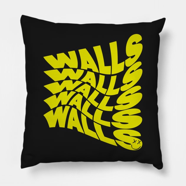 Yellow Walls Louis Tomlinson Pillow by lashton9173