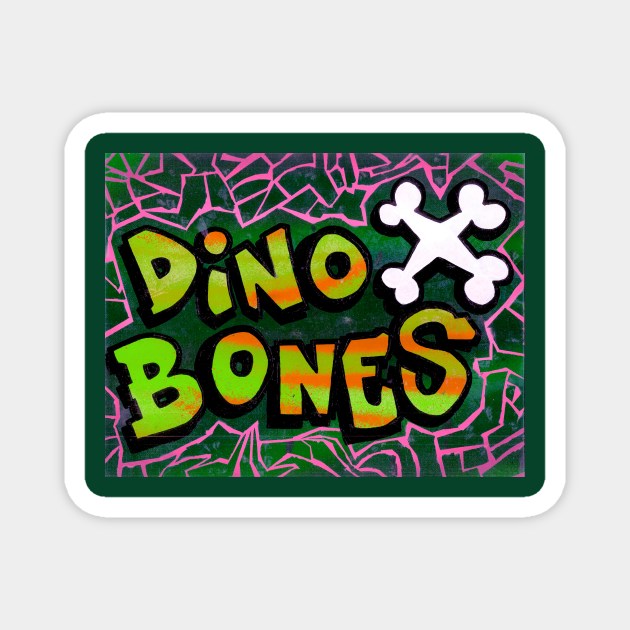 Dino Down to Earth Var. 1 Magnet by DinoBones