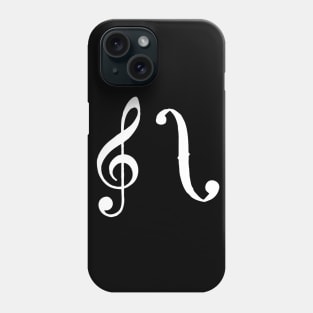 G clef and F (white) Phone Case