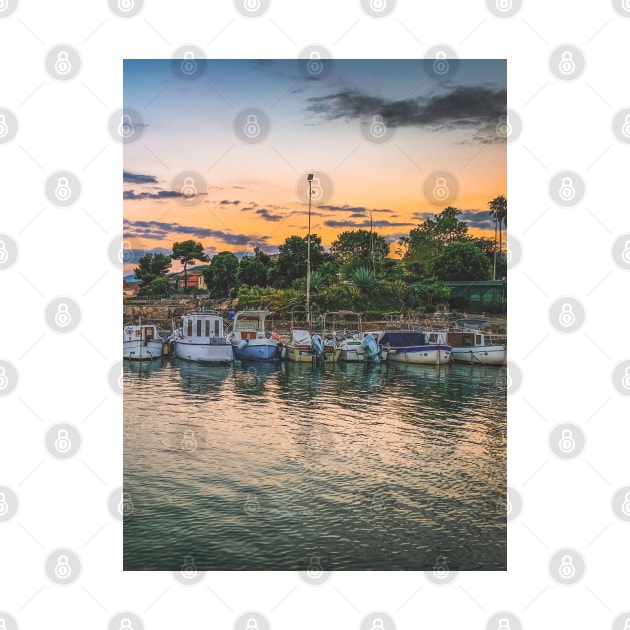 Sunset Sky Summer Seaport Boats Sailing Relax by eleonoraingrid