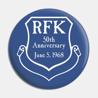 RFK 50th Anniversary June 5, 1968 Tshirt Pin