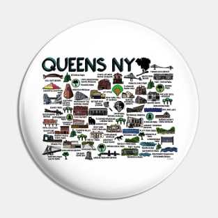 Queens NY Map Pin