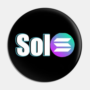 Sol Cryptocurrency Pin