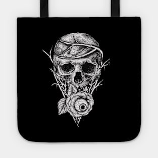 skull and one eye Tote