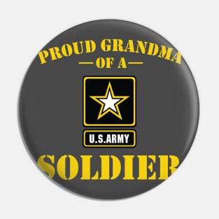 Proud Grandma of U.S Army Soldier Pin