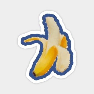 Low Poly Banana Magnet