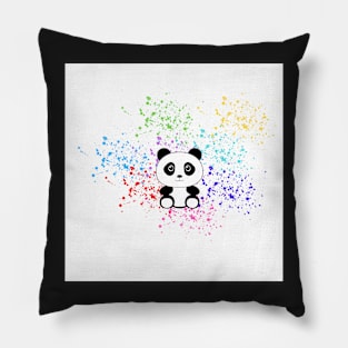 Sitting Panda Bear Pillow