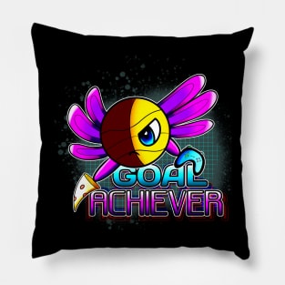 Goal Achiever Axolotl Basketball Season Kids Teens Graphic Gift Pillow