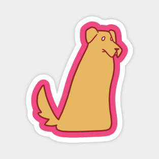 Golden Retriever Blob Magnet