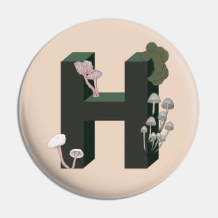 Monogram H Pin