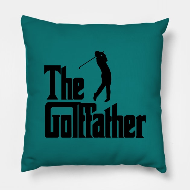 The Golffather ! Pillow by Wearing Silly