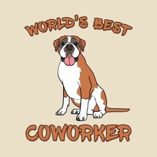 Boxer World's Best Coworker WFH T-Shirt