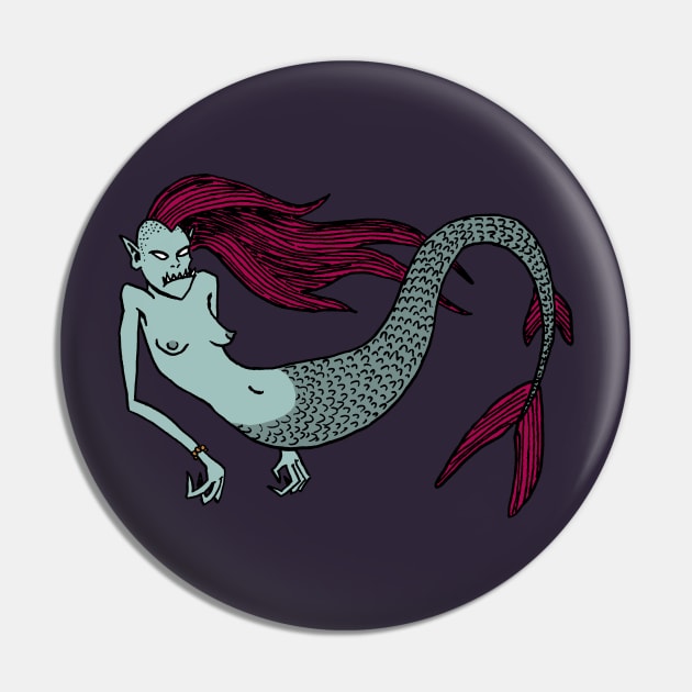 MERMAID Pin by Figbar Lonesome