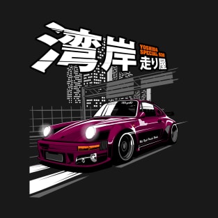 Porsche Yoshida Specials 930 Mid Night Club T-Shirt