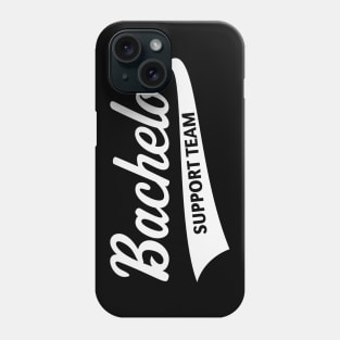 Bachelor Support Team (Stag Party / Lettering / White) Phone Case