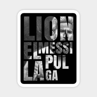 LIONEL MESSI LA PULGA football team design Magnet