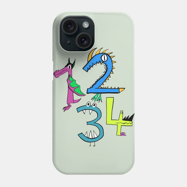 the Back to School Monsters Phone Case by heyK