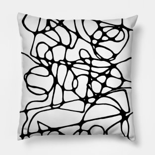 Enigmatic Inkflows Pillow