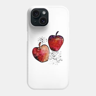 Watercolor Galaxy, Apples, Blobs Phone Case