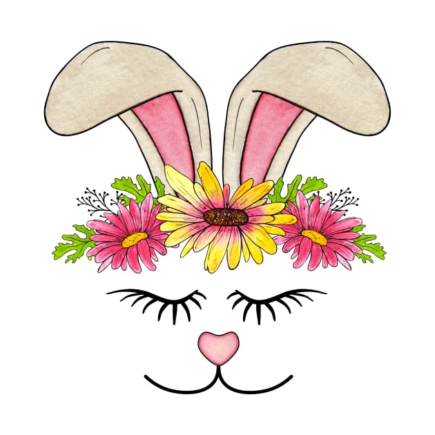 Bunny Face by Designs by Ira