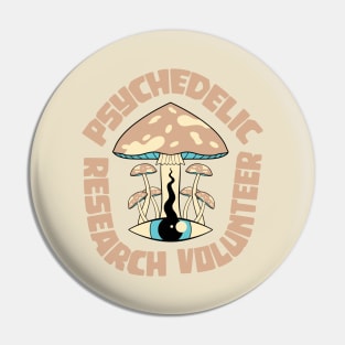 Psychedelic Research Volunteer Pin