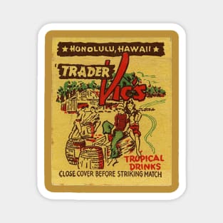 Vintage Trader In Honolulu Magnet