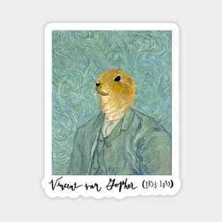 Vincent van Gopher Magnet