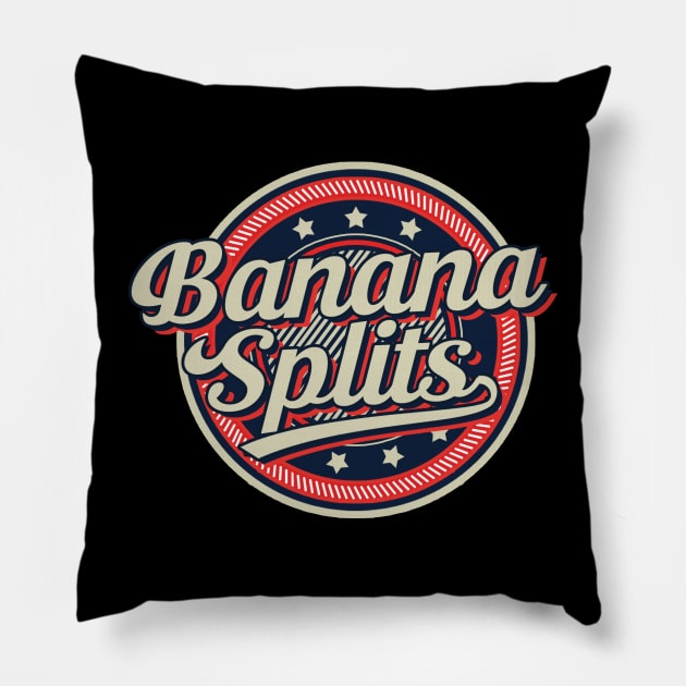 Graphic Aesthetic Banana Proud Name Circle Vintage Art Pillow by ElinvanWijland birds