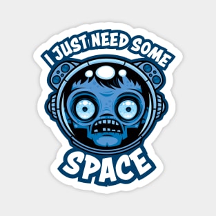 Zombie Astronaut Needs Some Space Magnet