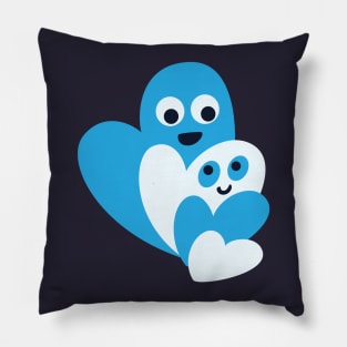 Family of Happy Hearts Pillow
