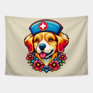 Nurse dog Tapestry