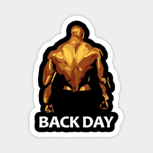 Gym Back Day Magnet