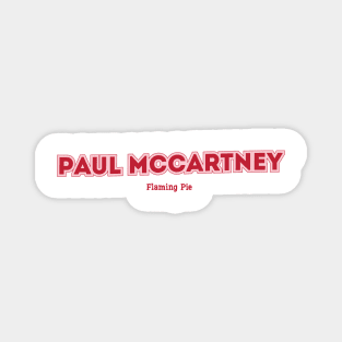 Paul McCartney Magnet