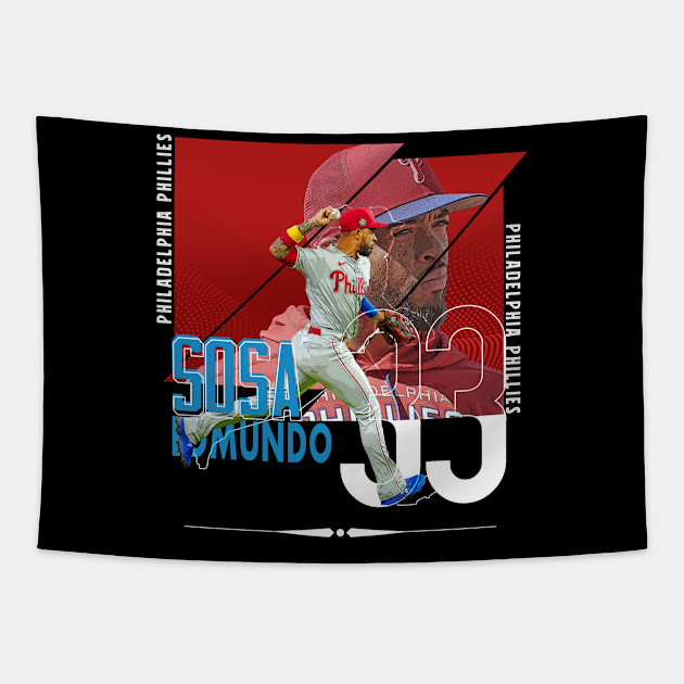 Edmundo Sosa baseball Paper Poster Phillies 4 - Edmundo Sosa - Posters and  Art Prints