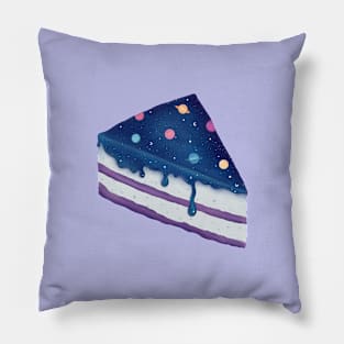 Cosmic Galaxy Cake Pillow